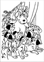 Kids-n-fun | 77 coloring pages of 101 Dalmatians