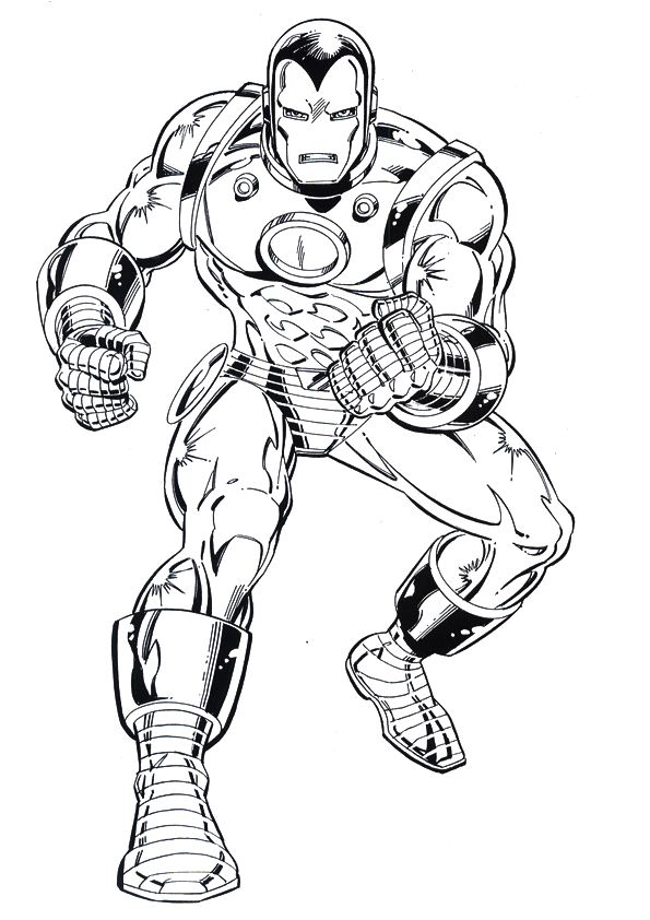 Kids-n-fun.com | 60 coloring pages of Iron Man