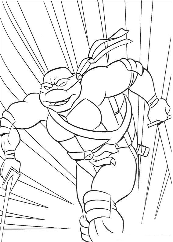 Kids-n-fun.com | 80 coloring pages of Ninja Turtles