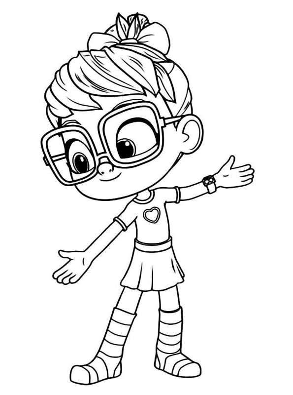 Kids n fun Coloring Page Abby Hatcher Abby Hatcher