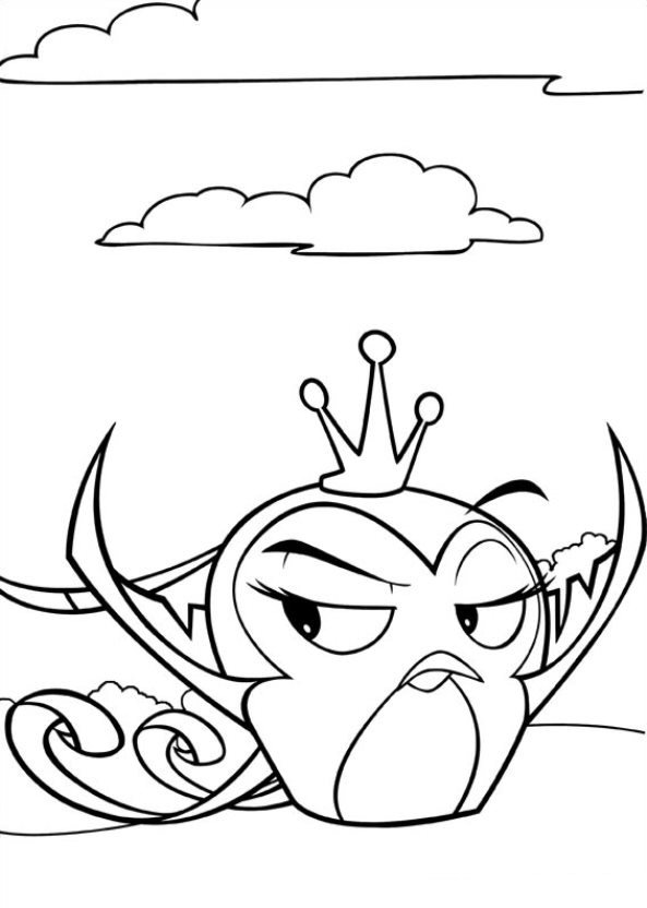 Kids Fun 11 Coloring Pages Angry Birds Stella