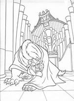 Kids-n-fun | 41 coloring pages of Beauty and the Beast