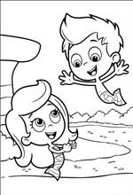 Kids-n-fun | 25 coloring pages of Bubble Guppies