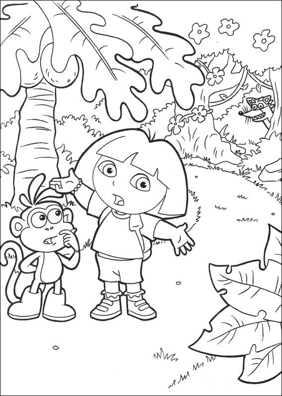 Kids-n-fun.com | 27 coloring pages of Dora the Explorer 2