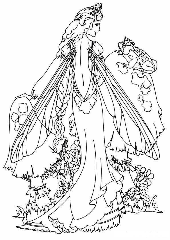 Kids-n-fun.com | 40 coloring pages of fairies