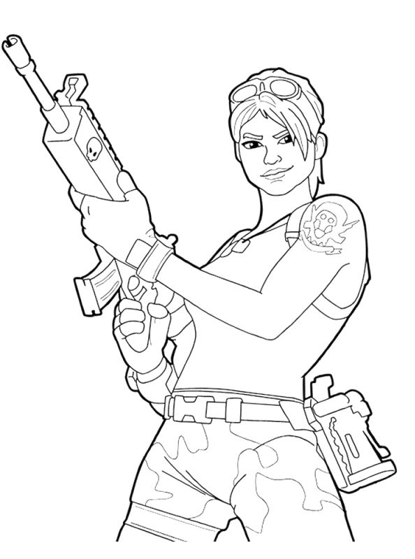 Kids n fun Coloring Page Fortnite Fortnite 3