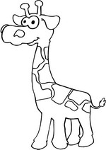 Kids-n-fun | 45 coloring pages of Giraffe