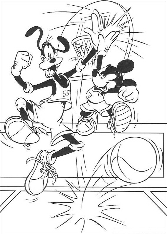 Kids-n-fun.com | 29 coloring pages of Goofy