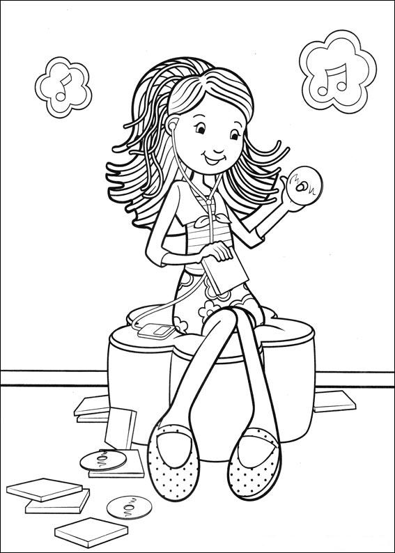 Kids-n-fun.com | 65 coloring pages of Groovy Girls