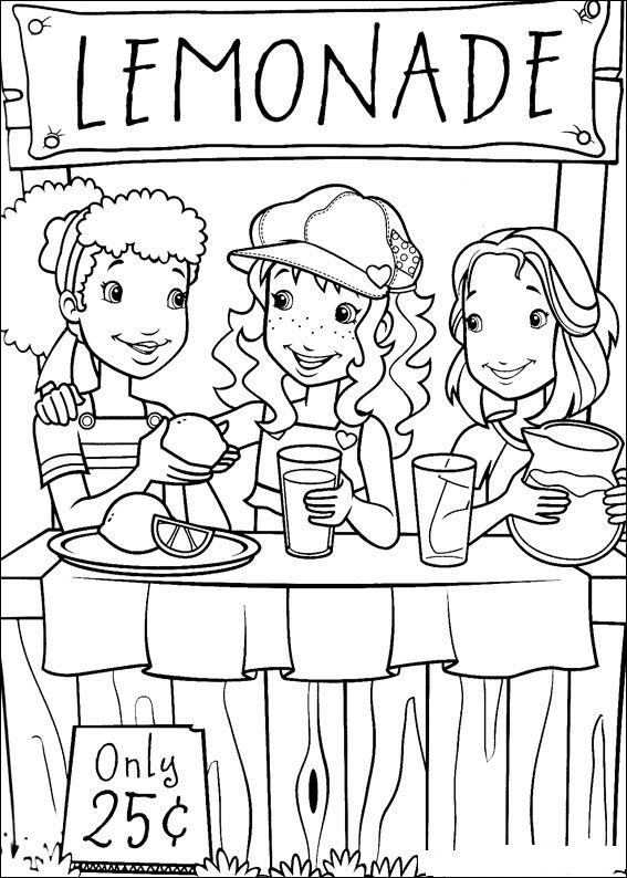 Kids-n-fun.com | 52 coloring pages of Holly Hobbie