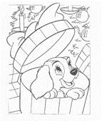 Kids-n-fun | 15 coloring pages of Lady and the Tramp