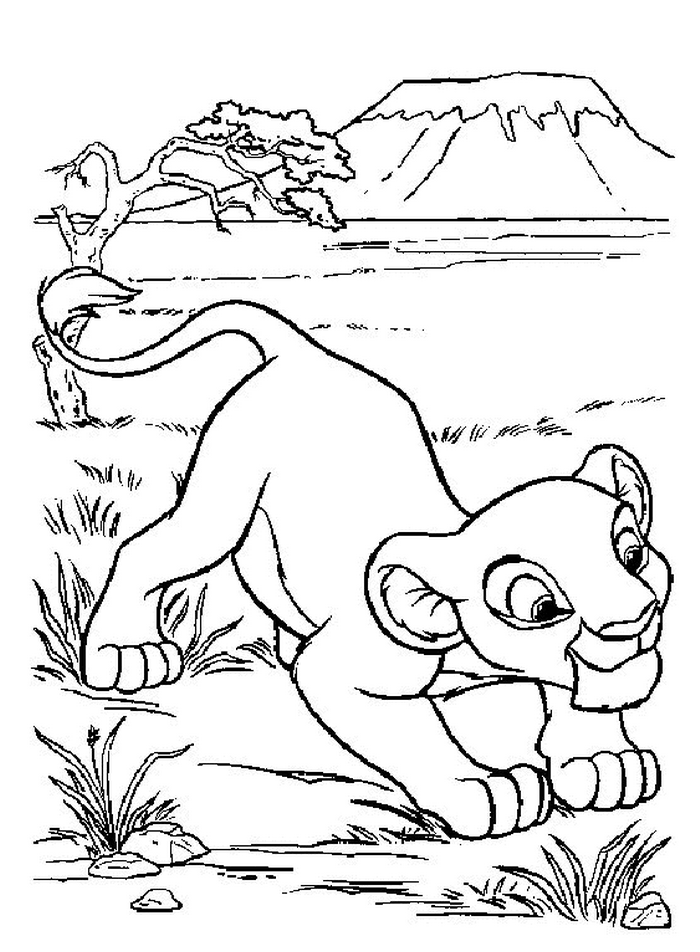 the lion king nala coloring pages