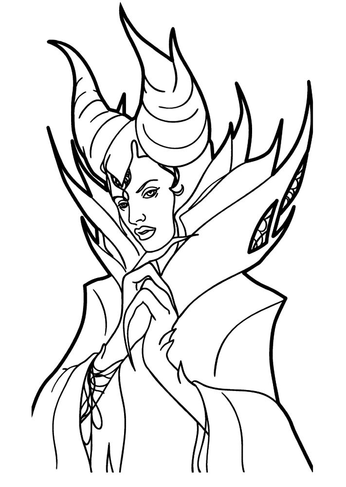 Kids-n-fun.com | 11 coloring pages of Maleficent