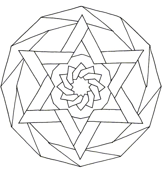 Kids-n-fun.com | 39 coloring pages of Mandala