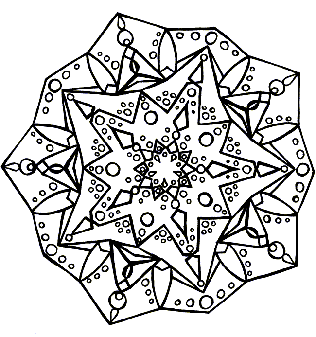 Kids-n-fun.com | 39 coloring pages of Mandala