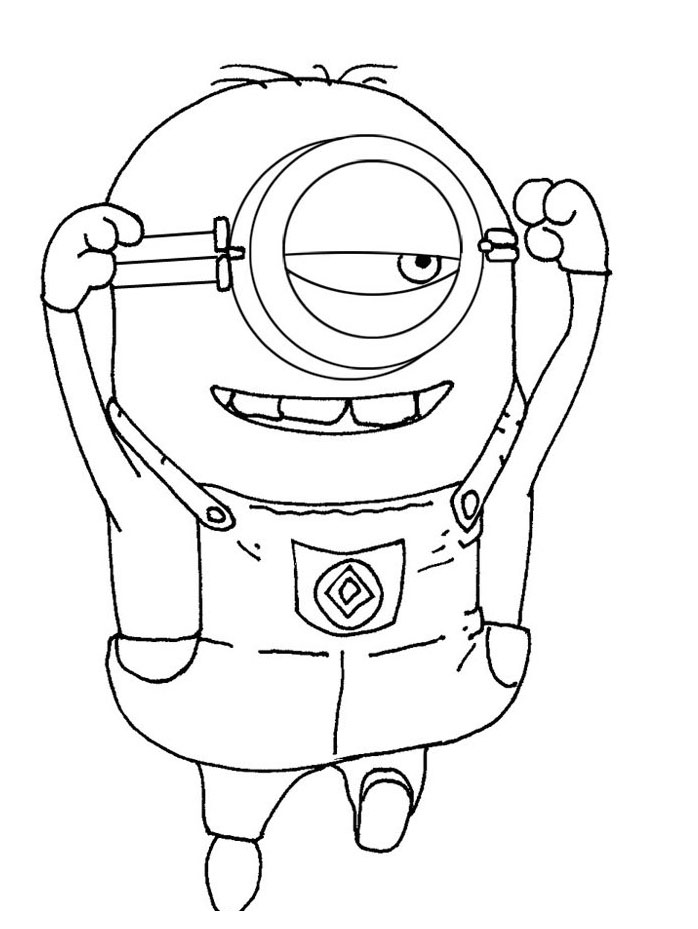Pin on Minions Coloring Pages