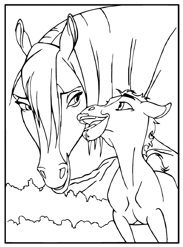 Kids-n-fun.com | 63 coloring pages of Horses