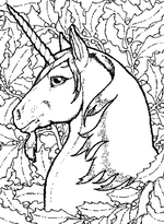 Pegasus Coloring Sheets