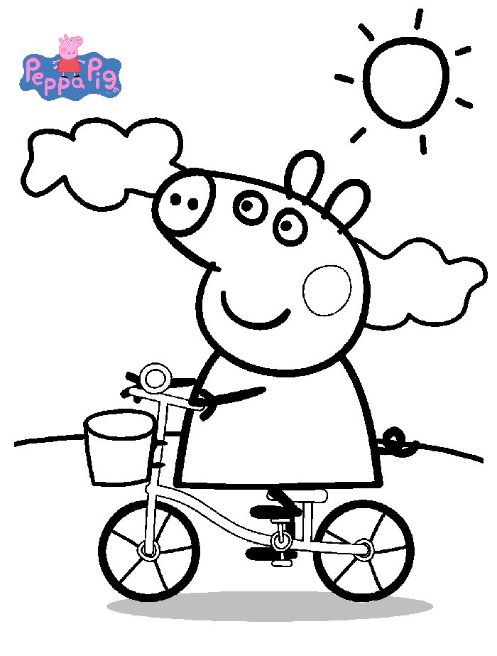 Kids-n-fun.com | 20 coloring pages of Peppa Pig