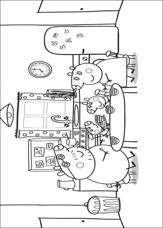 Kids-n-fun.com | 20 coloring pages of Peppa Pig