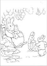 coloring page Peter Rabbit