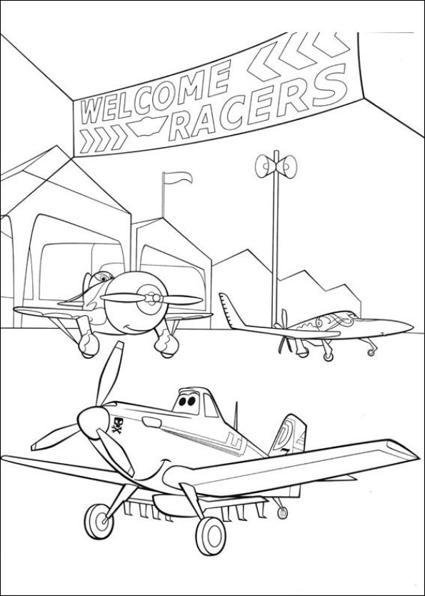 Kids-n-fun.com | 33 coloring pages of Planes