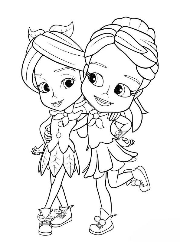 Kids n fun Coloring Page Rainbow Rangers Rainbow Rangers 2