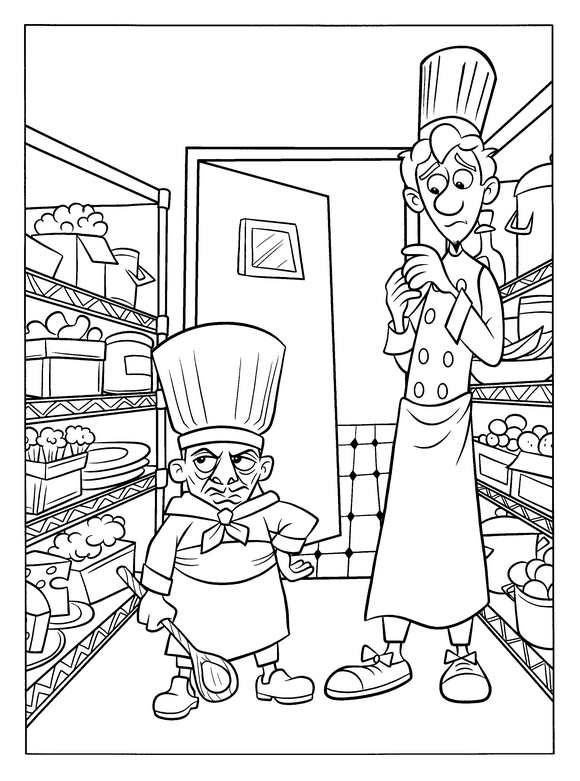 Kids-n-fun.com | 55 coloring pages of Ratatouille