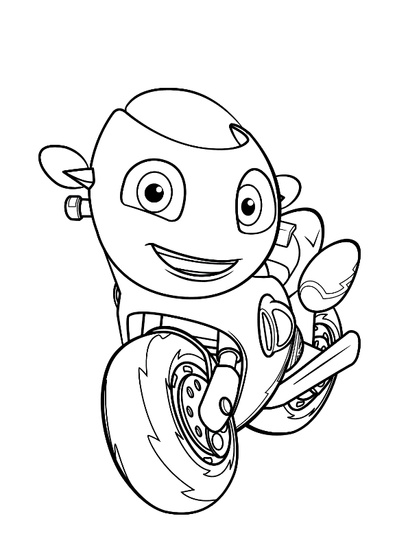 Coloring page Ricky Zoom Ricky Zoom 2