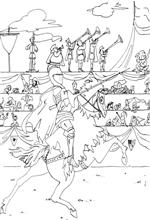 Kids-n-fun | 56 coloring pages of Knights