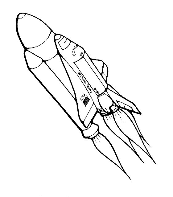 Kids-n-fun.com | 25 coloring pages of Space travel