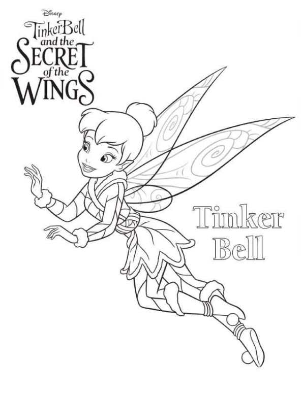 Kids-n-fun.com | 15 coloring pages of Tinkerbell Secret of the WIngs