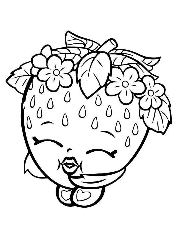 Shopkins Cupcake Queen Coloring Pages
