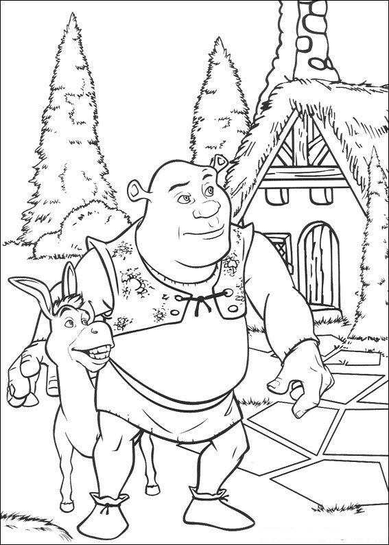 Kids-n-fun.com | 46 coloring pages of Shrek