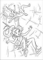 Kids-n-fun | 58 coloring pages of Tinkerbell