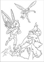 Kids-n-fun | 58 coloring pages of Tinkerbell