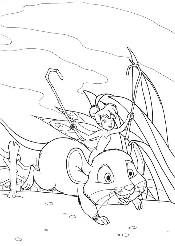Kids-n-fun.com | 58 coloring pages of Tinkerbell