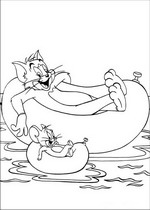 Kids-n-fun | 43 coloring pages of Tom and Jerry