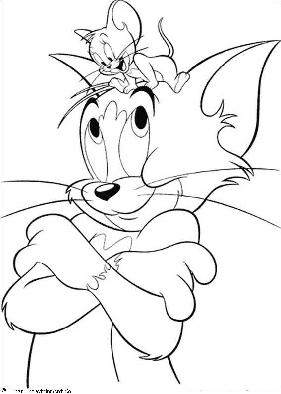 Kids-n-fun.com | 43 coloring pages of Tom and Jerry