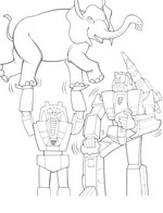Kids-n-fun | 33 coloring pages of Transformers