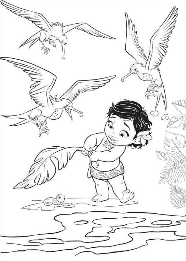 Kids-n-fun.com | 20 coloring pages of Moana