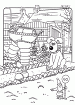 Kids-n-fun | 17 coloring pages of Wallace and Gromit