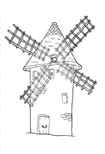 Kids-n-fun | 18 coloring pages of Windmills