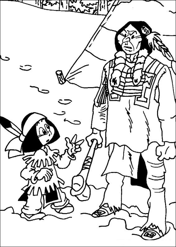 Kids-n-fun.com | 27 coloring pages of Yakari