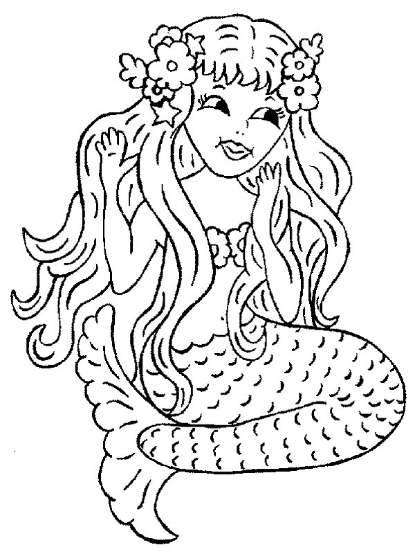 Kidsnfuncom 29 coloring pages of Mermaid