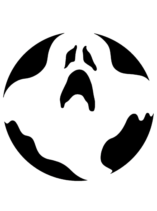 printable ghost template