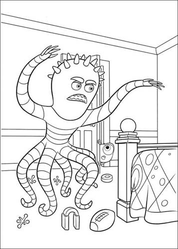 monsters university squishy coloring pages