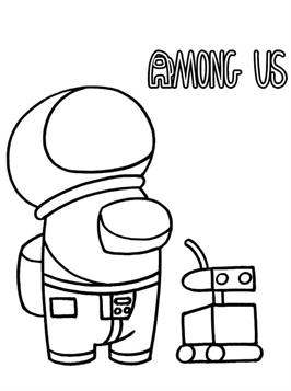 kids n fun com 40 coloring pages of among us