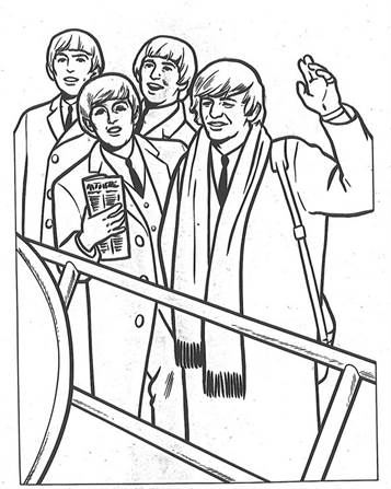 The Beatles Coloring Pages