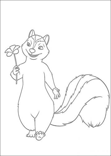 over the hedge coloring pages rj